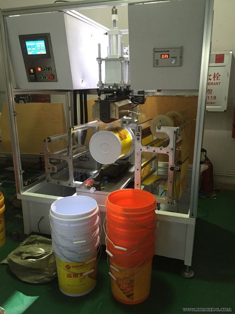涂料桶润滑油桶防冻液桶自动热转印机