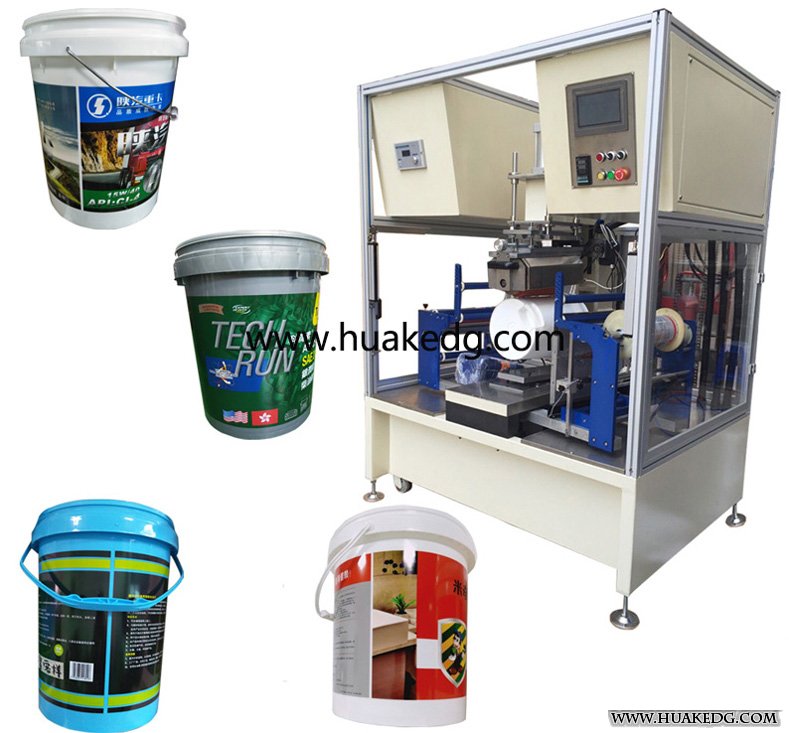 塑料化肥桶农药桶化工桶自动热转印机