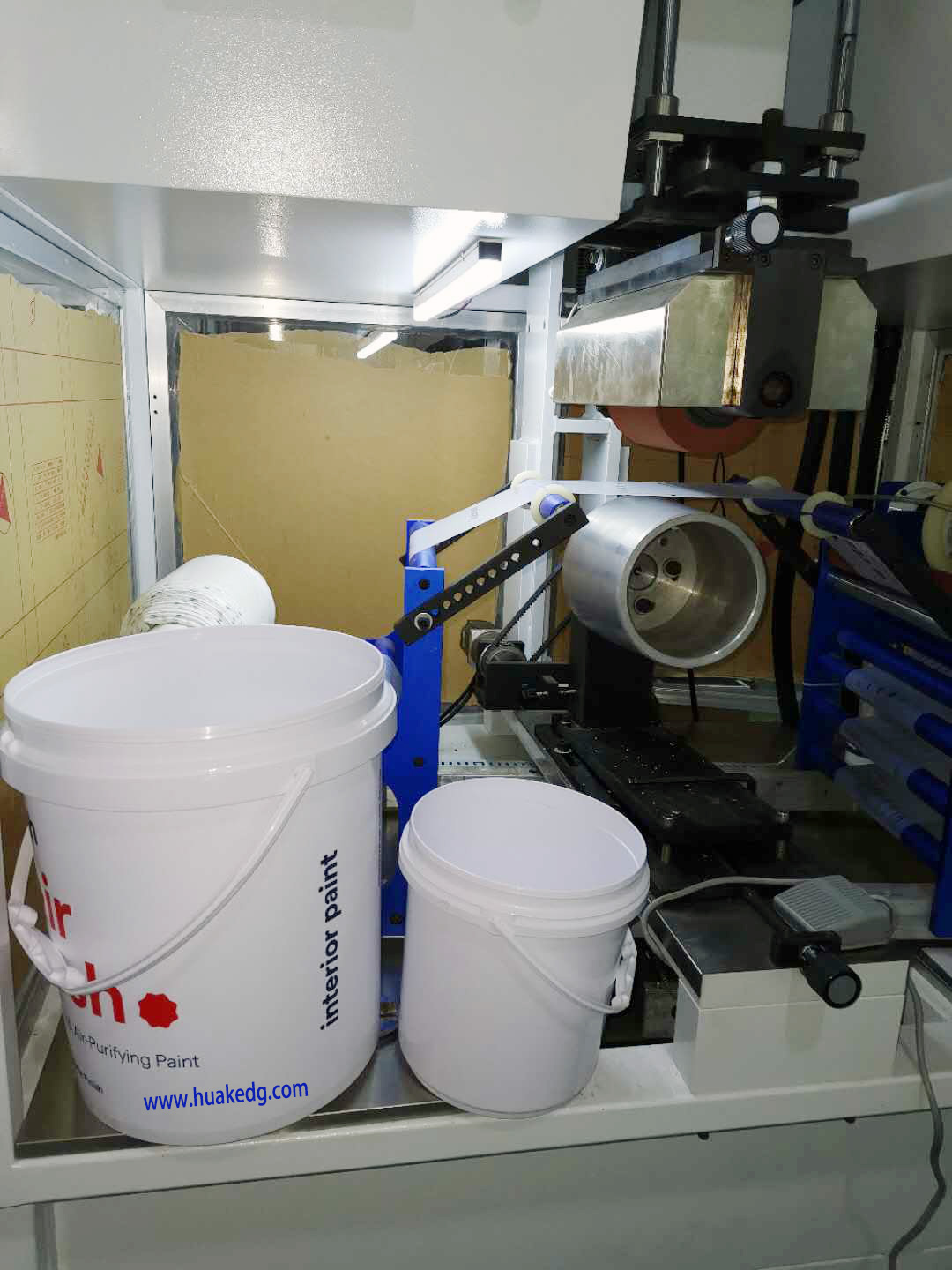 涂料塑料桶自动热转印机
