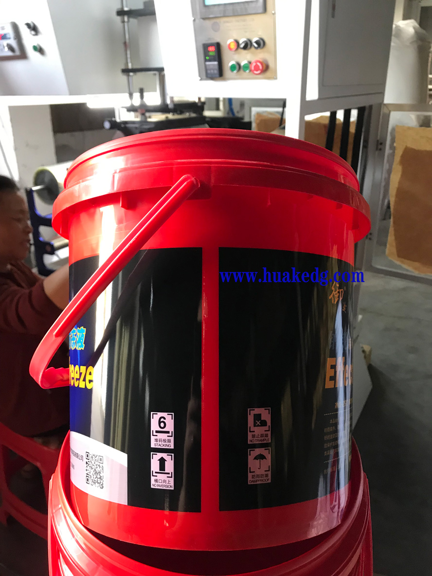 大理石漆桶塑料桶自动热转印机